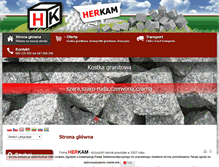 Tablet Screenshot of herkam.pl